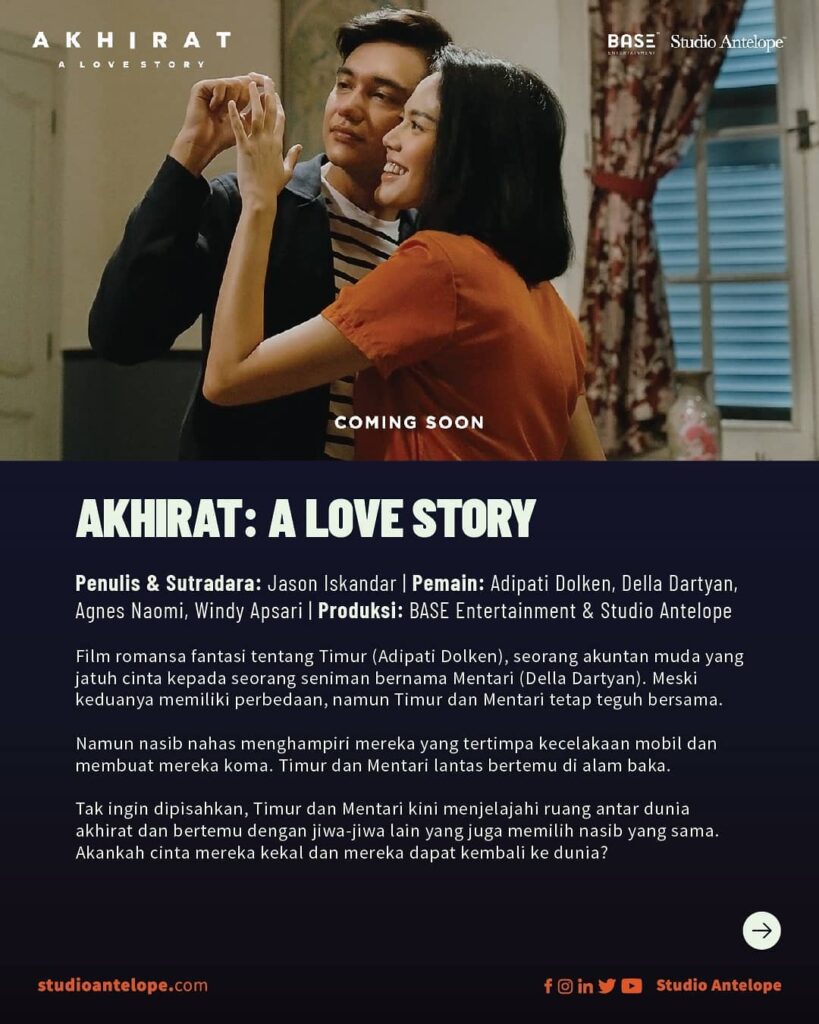 Akhirat: A Love Story adalah film Indonesia yang akan tayang tahun 2021