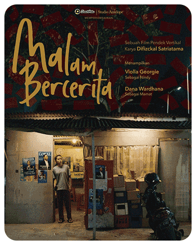 Malam Bercerita Poster, a vertical series by Studio Antelope