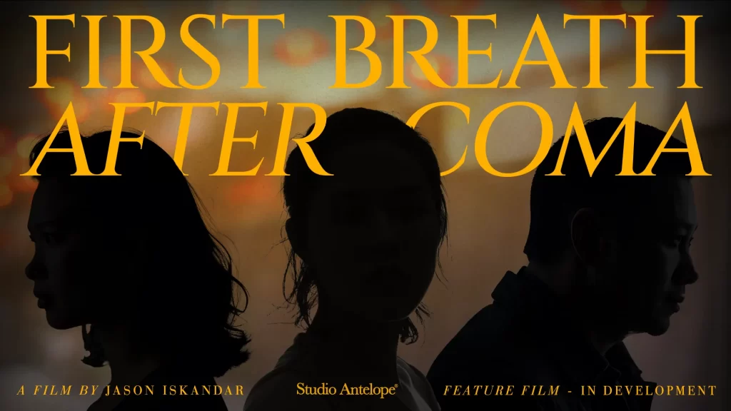 First Breath After Coma is a feature film project currently in development. Written & directed by Jason Iskandar. Produced by Florence Giovani.